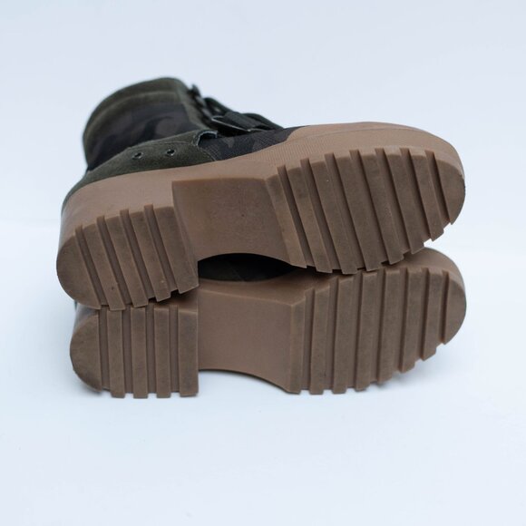 Steve Madden Nayra Camo Platform Boots Sz 6M Lace-Up Lug Sole Combat Style - Picture 9 of 13